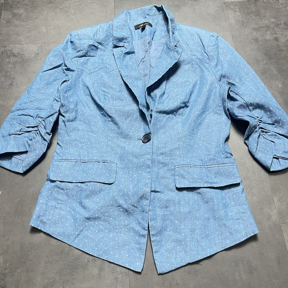 Monteau Los Angeles women's Blue Blazer Size‎ S F-112